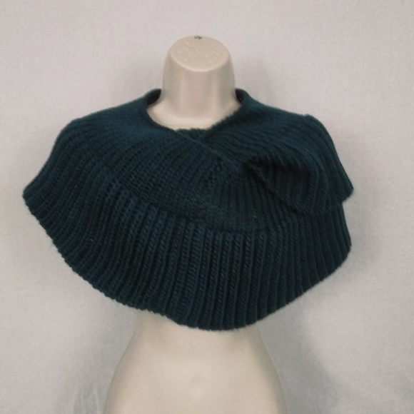 Infinity Scarf Loop Cable Chunky Knit Warm Black Teal Gray One Size Gift - Picture 7 of 8